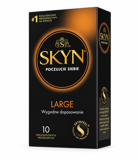 Безлатексні збільшені презервативи SKYN Large 10 шт SOL10 фото
