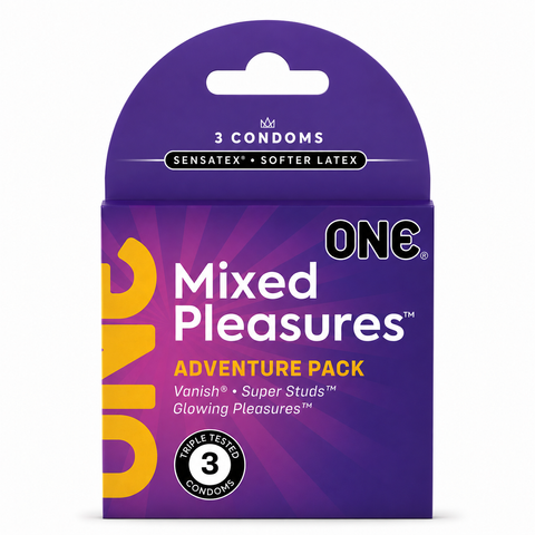 Презервативи ONE Mixed Pleasures 3 шт 110106C фото